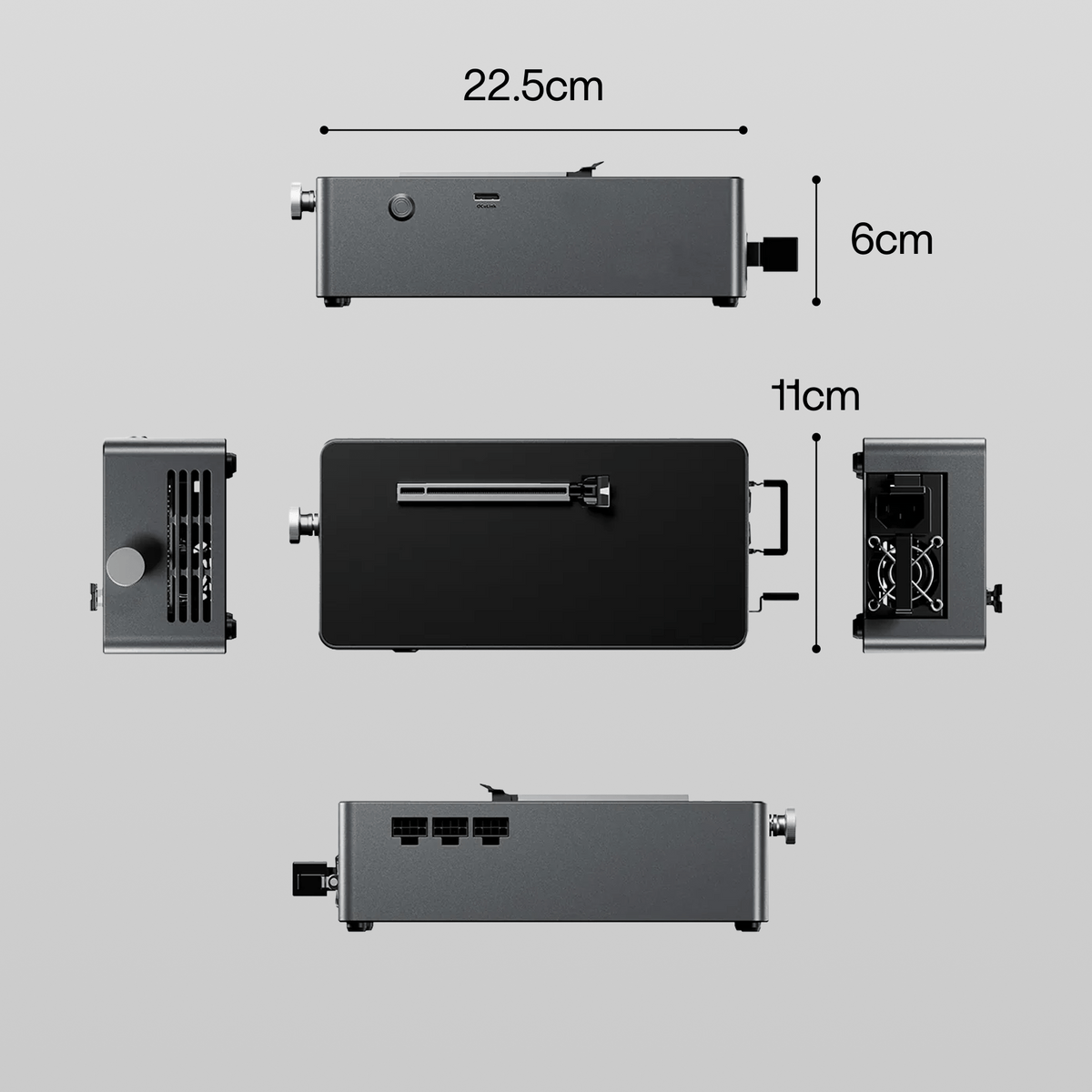 800W OCuLink GPU Docking Station – High-Performance External GPU Enclosure
