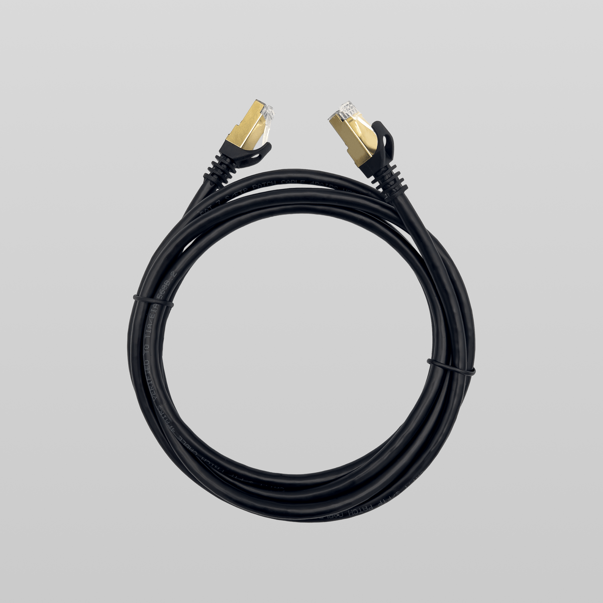 Cat7 Ethernet Cable (2m/ 6.5ft, Black)