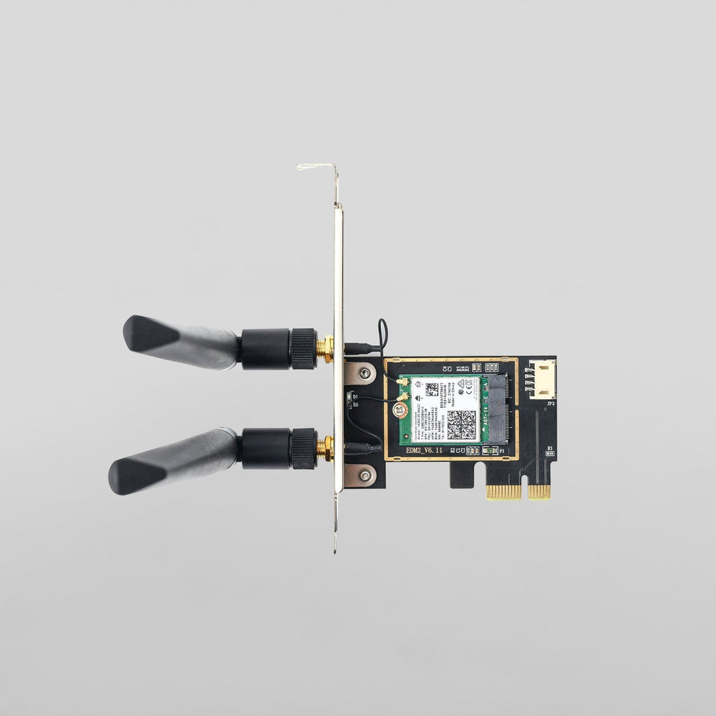 Intel AX210 WiFi 6E PCIe Card with 8Dbi Antennas Set