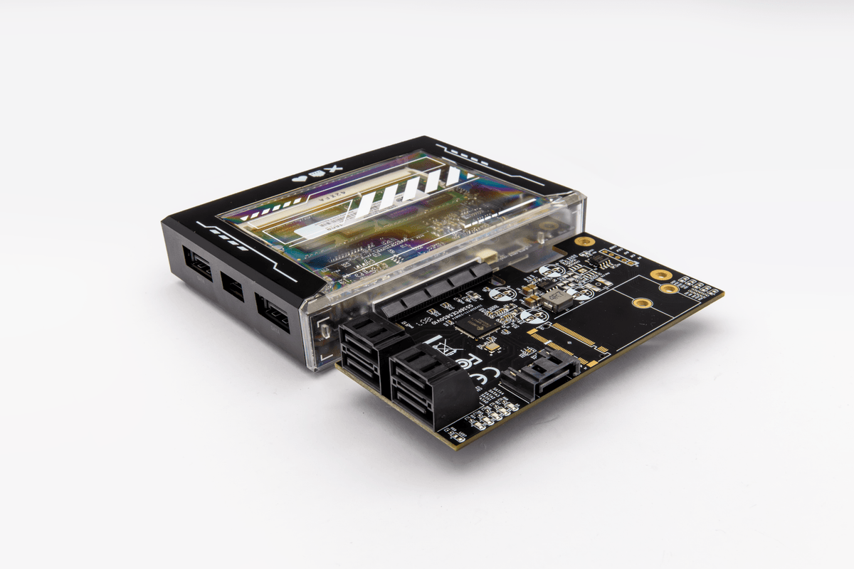 PCIe to 5 Port SATA III Adapter JMB585 Chipset